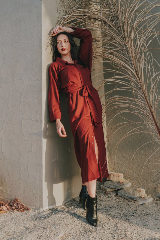 Vintage Dress | Dahlia Red