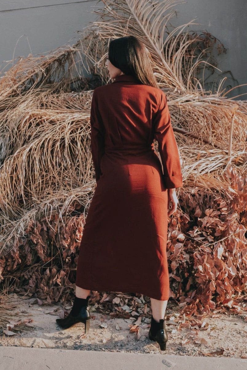 Vintage Dress | Dahlia Red